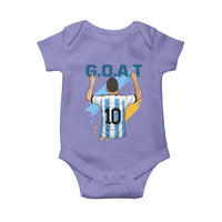 Legendary Number 10 Baby Onesie Goat Of Soccer Gift For Fans