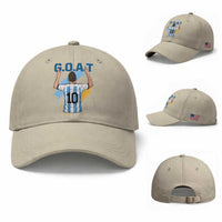 Legendary Number 10 Baseball Cap Goat Of Soccer Gift For Fans
