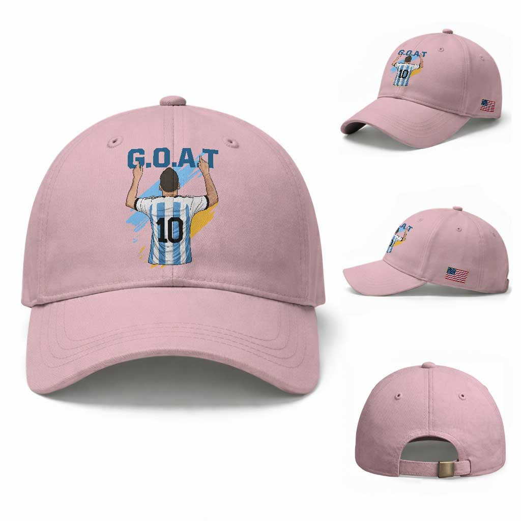 Legendary Number 10 Baseball Cap Goat Of Soccer Gift For Fans