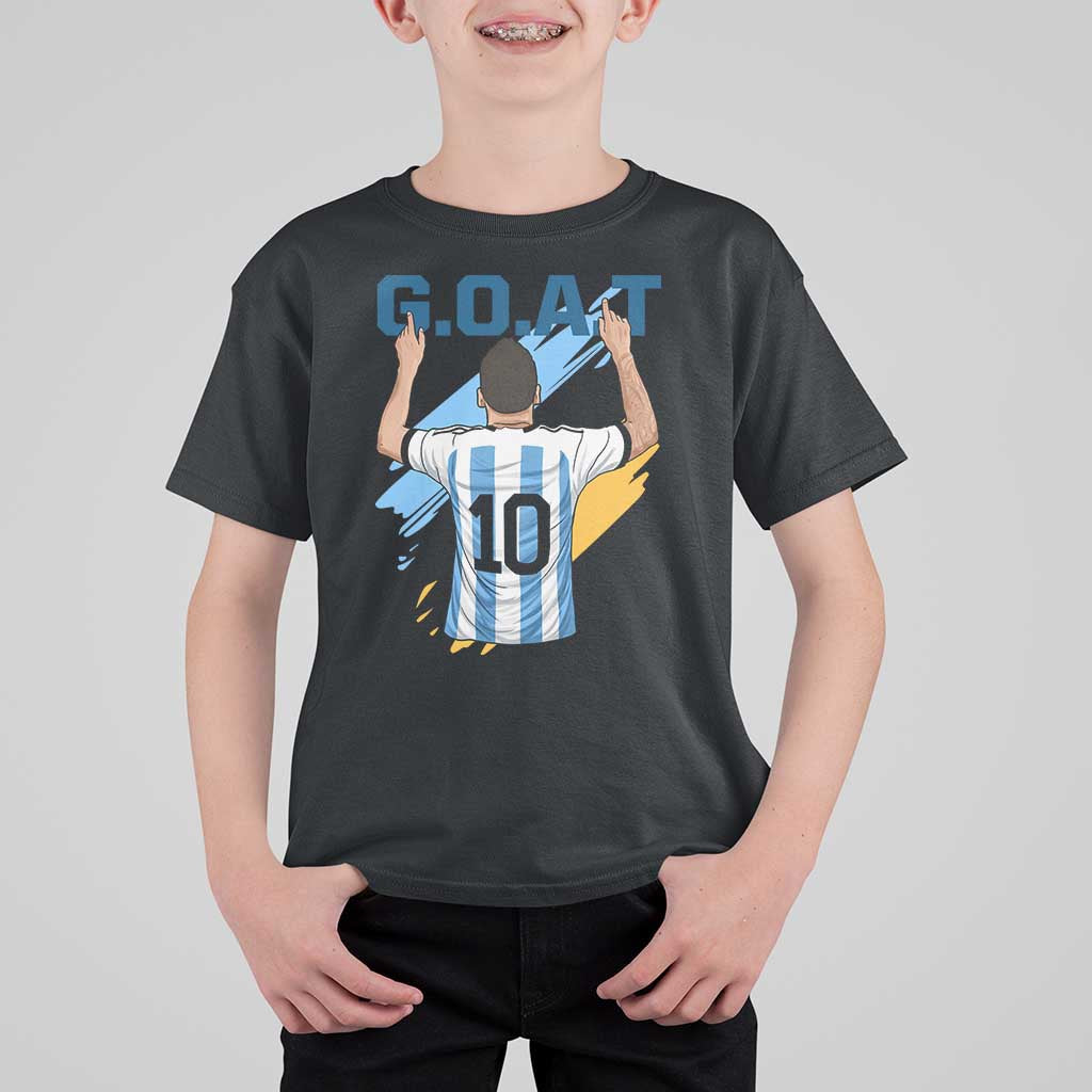 Legendary Number 10 T Shirt For Kid Goat Of Soccer Gift For Fans