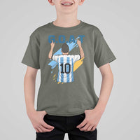 Legendary Number 10 T Shirt For Kid Goat Of Soccer Gift For Fans