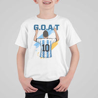 Legendary Number 10 T Shirt For Kid Goat Of Soccer Gift For Fans