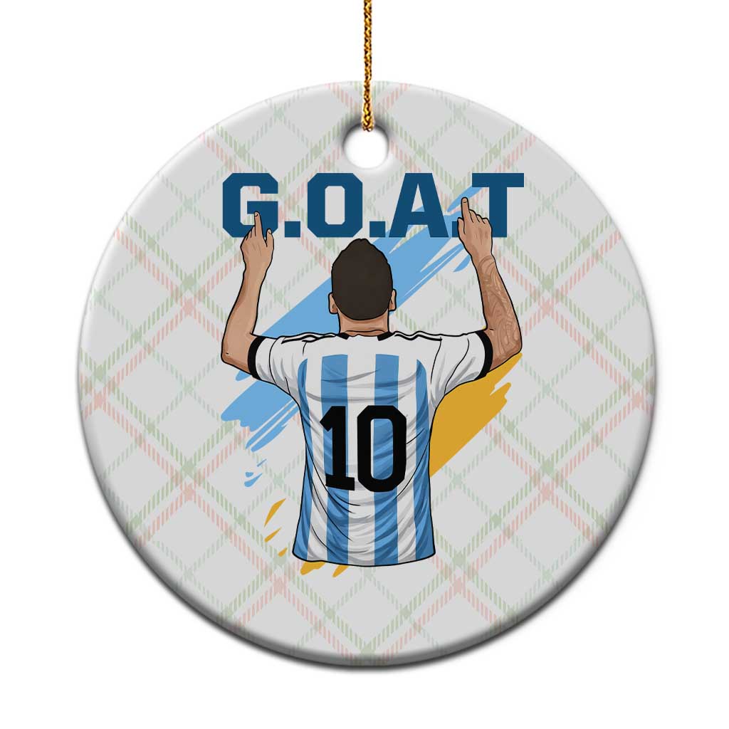 Legendary Number 10 Ceramic Ornament Goat Of Soccer Gift For Fans