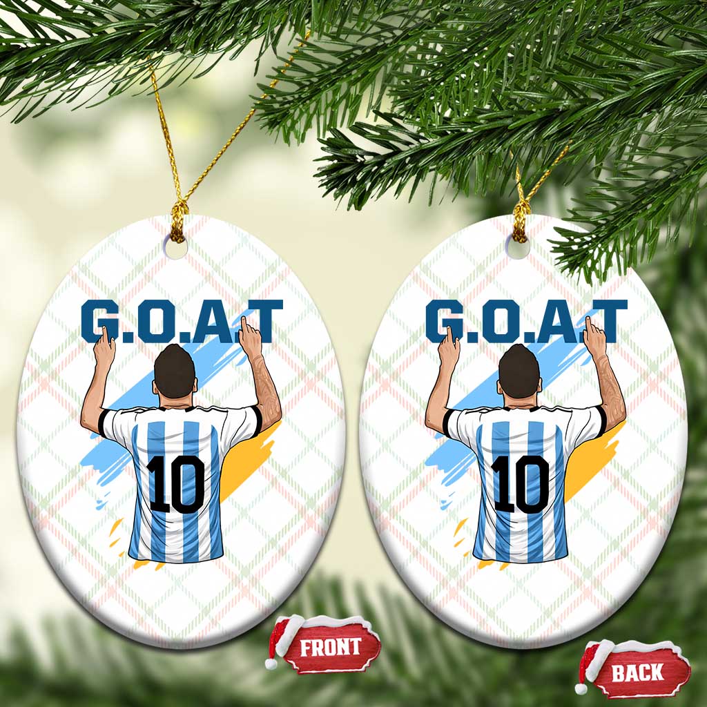 Legendary Number 10 Ceramic Ornament Goat Of Soccer Gift For Fans