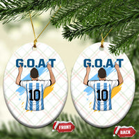 Legendary Number 10 Ceramic Ornament Goat Of Soccer Gift For Fans