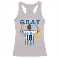Legendary Number 10 Racerback Tank Top Goat Of Soccer Gift For Fans
