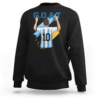 Legendary Number 10 Sweatshirt Goat Of Soccer Gift For Fans