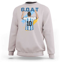 Legendary Number 10 Sweatshirt Goat Of Soccer Gift For Fans