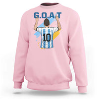 Legendary Number 10 Sweatshirt Goat Of Soccer Gift For Fans