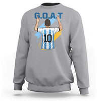 Legendary Number 10 Sweatshirt Goat Of Soccer Gift For Fans