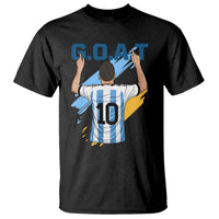 Legendary Number 10 T Shirt Goat Of Soccer Gift For Fans
