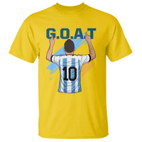 Legendary Number 10 T Shirt Goat Of Soccer Gift For Fans