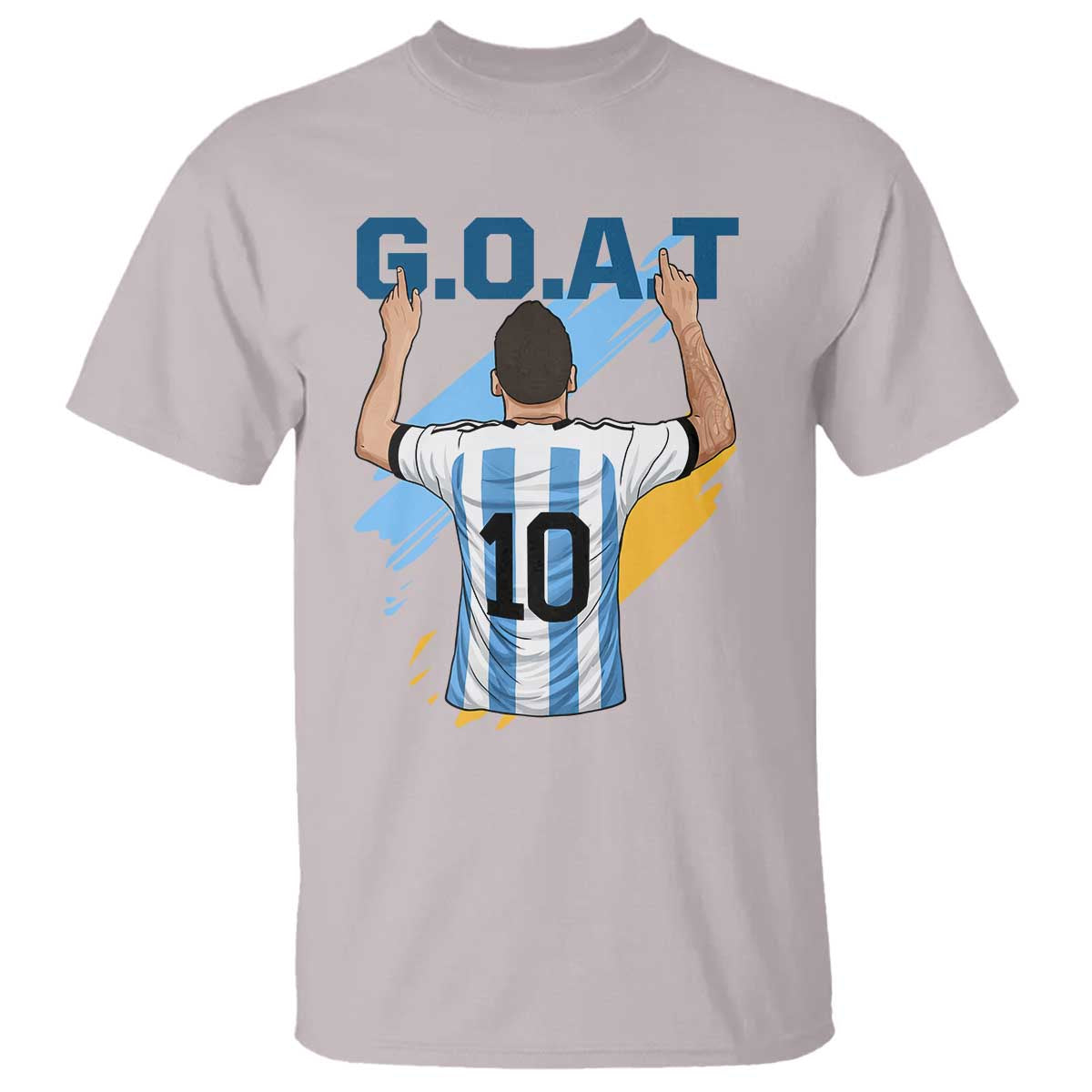 Legendary Number 10 T Shirt Goat Of Soccer Gift For Fans