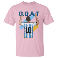 Legendary Number 10 T Shirt Goat Of Soccer Gift For Fans