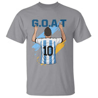 Legendary Number 10 T Shirt Goat Of Soccer Gift For Fans