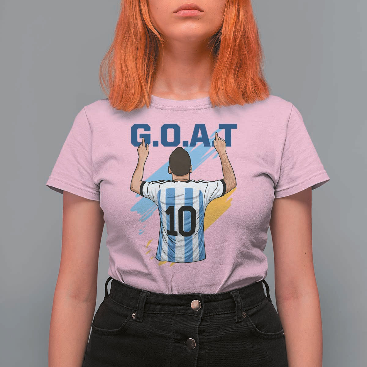 Legendary Number 10 T Shirt For Women Goat Of Soccer Gift For Fans