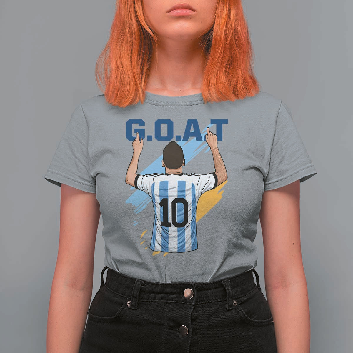 Legendary Number 10 T Shirt For Women Goat Of Soccer Gift For Fans