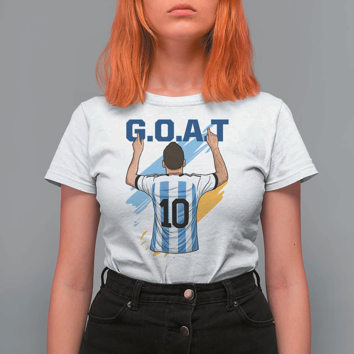 Legendary Number 10 T Shirt For Women Goat Of Soccer Gift For Fans