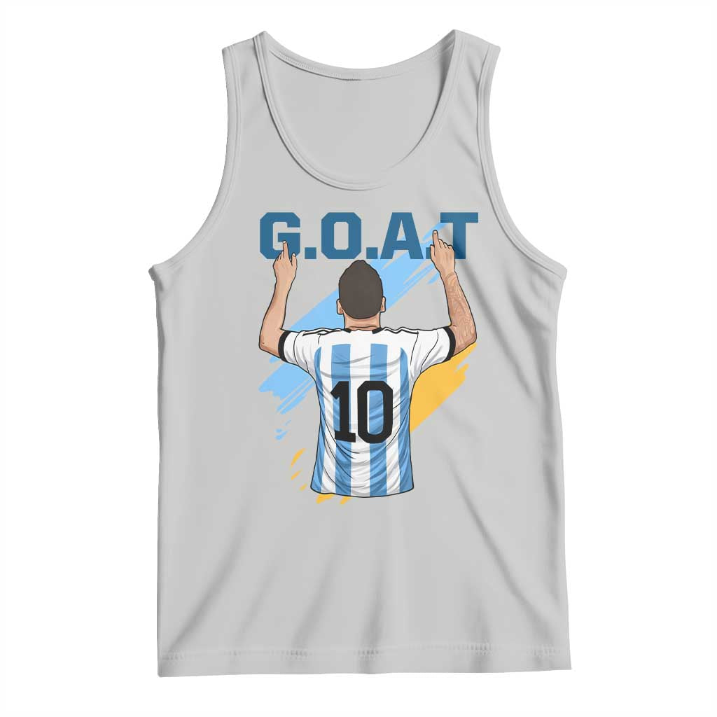 Legendary Number 10 Tank Top Goat Of Soccer Gift For Fans