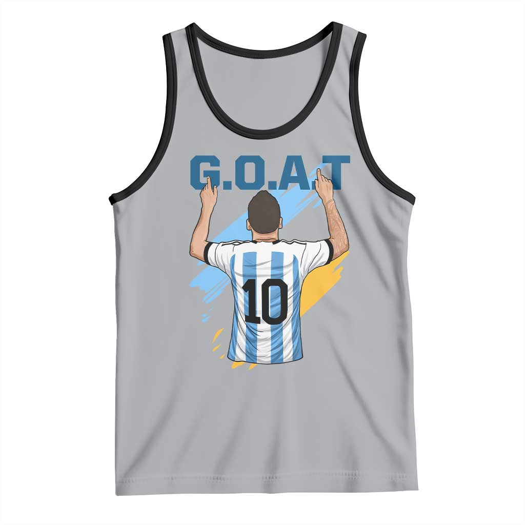 Legendary Number 10 Tank Top Goat Of Soccer Gift For Fans