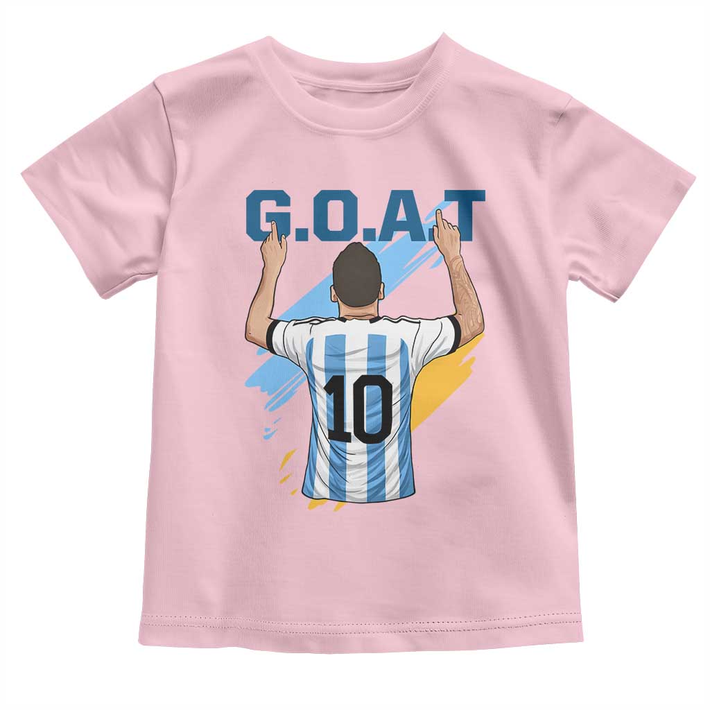 Legendary Number 10 Toddler T Shirt Goat Of Soccer Gift For Fans