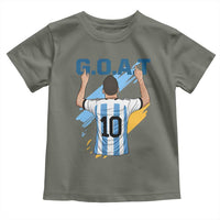 Legendary Number 10 Toddler T Shirt Goat Of Soccer Gift For Fans