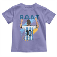 Legendary Number 10 Toddler T Shirt Goat Of Soccer Gift For Fans