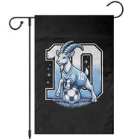 Number Ten The Goat Of Football Fans Garden Flag Soccer Lover Gift