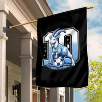 Number Ten The Goat Of Football Fans Garden Flag Soccer Lover Gift