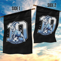 Number Ten The Goat Of Football Fans Garden Flag Soccer Lover Gift