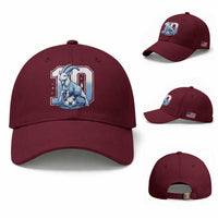 Number Ten The Goat Of Football Fans Baseball Cap Soccer Lover Gift