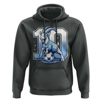 Number Ten The Goat Of Football Fans Hoodie Soccer Lover Gift
