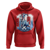 Number Ten The Goat Of Football Fans Hoodie Soccer Lover Gift