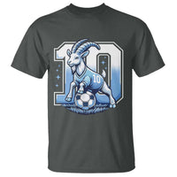 Number Ten The Goat Of Football Fans T Shirt Soccer Lover Gift