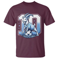 Number Ten The Goat Of Football Fans T Shirt Soccer Lover Gift