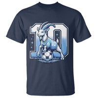 Number Ten The Goat Of Football Fans T Shirt Soccer Lover Gift