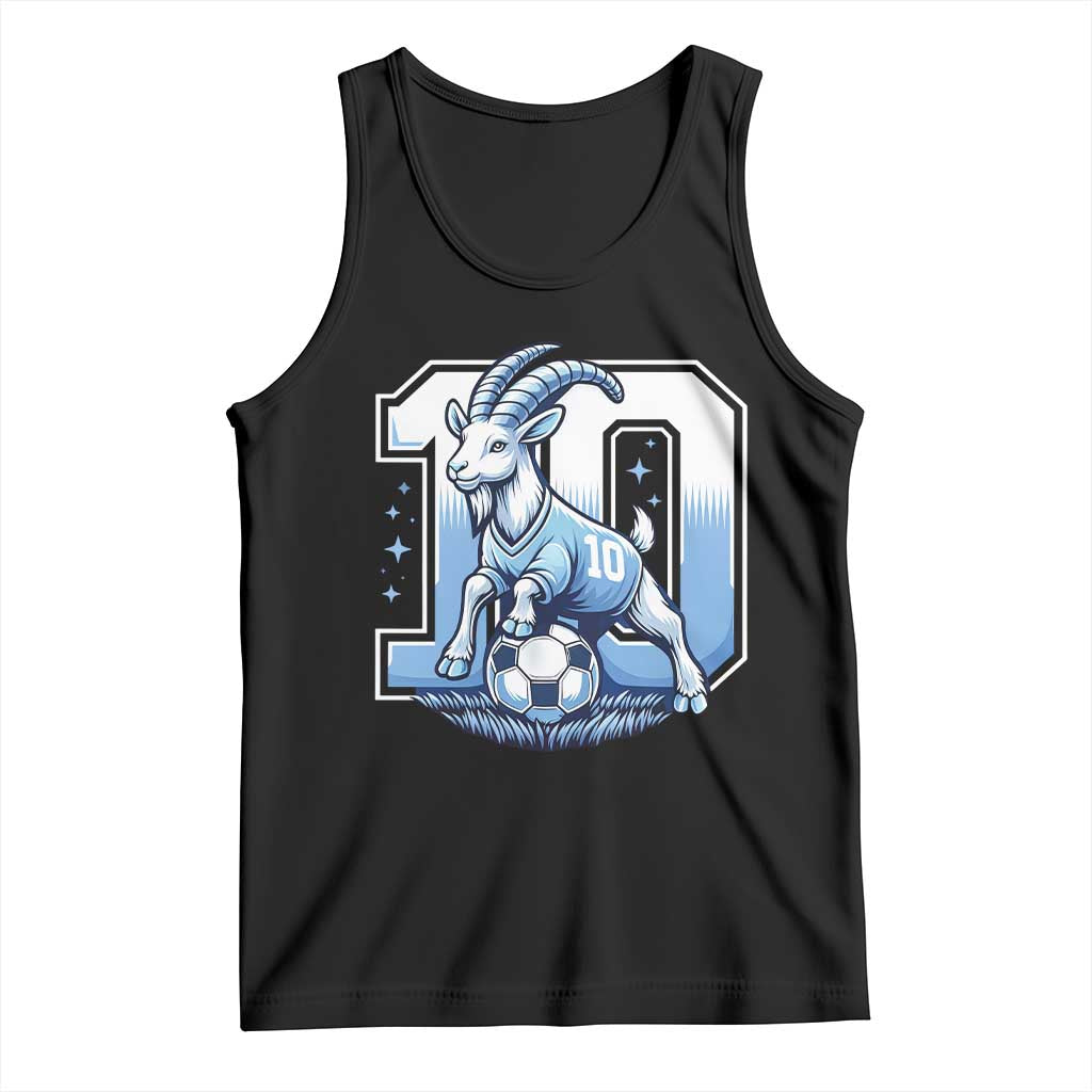 Number Ten The Goat Of Football Fans Tank Top Soccer Lover Gift