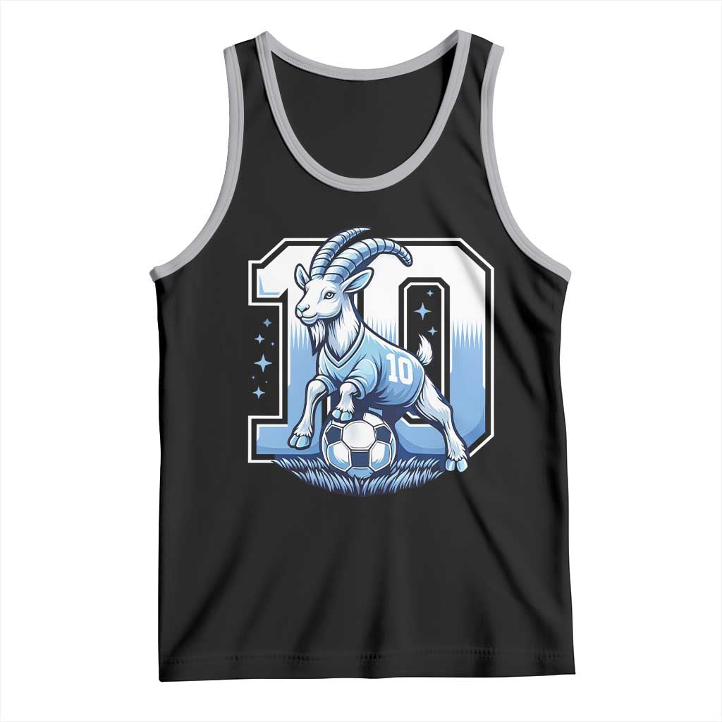 Number Ten The Goat Of Football Fans Tank Top Soccer Lover Gift