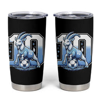 Number Ten The Goat Of Football Fans Tumbler Cup Soccer Lover Gift