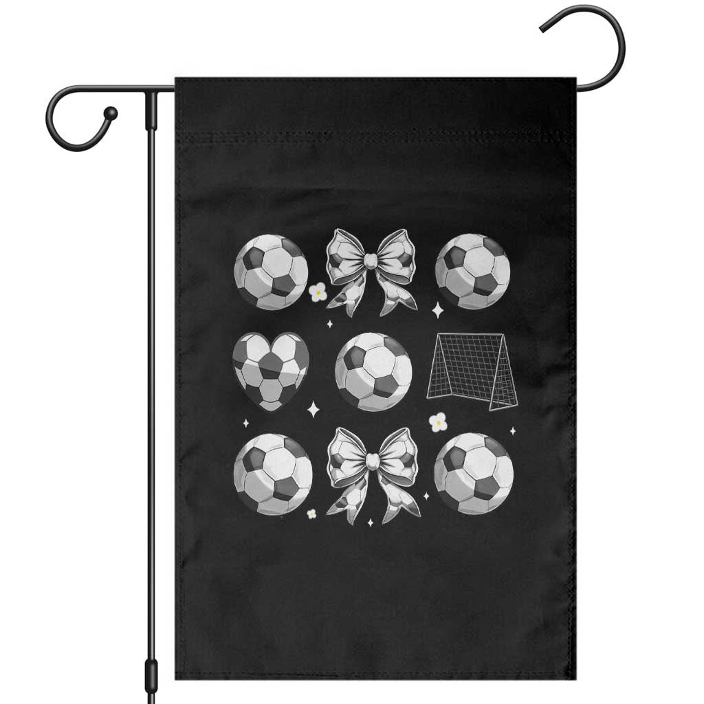Game Day Coquette Aesthetic Garden Flag Soccer Mom Gifts