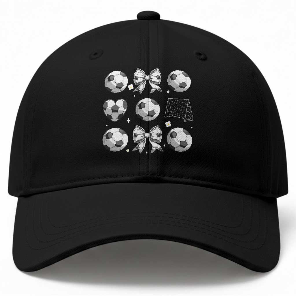 Game Day Coquette Aesthetic Baseball Cap Soccer Mom Gifts