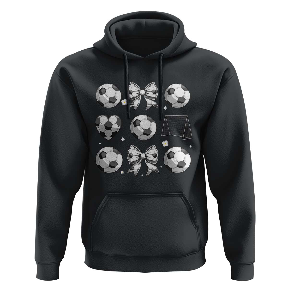 Game Day Coquette Aesthetic Hoodie Soccer Mom Gifts