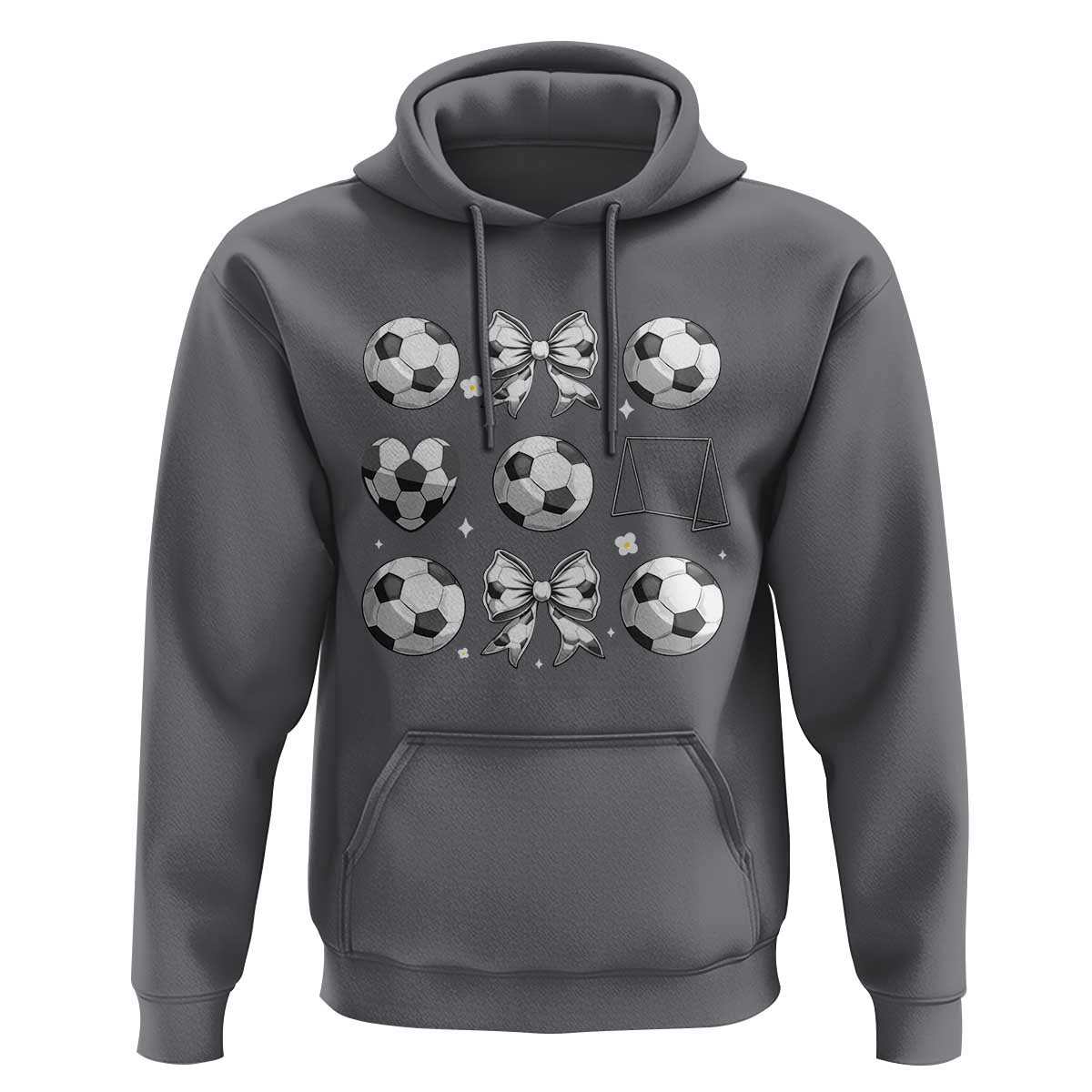 Game Day Coquette Aesthetic Hoodie Soccer Mom Gifts