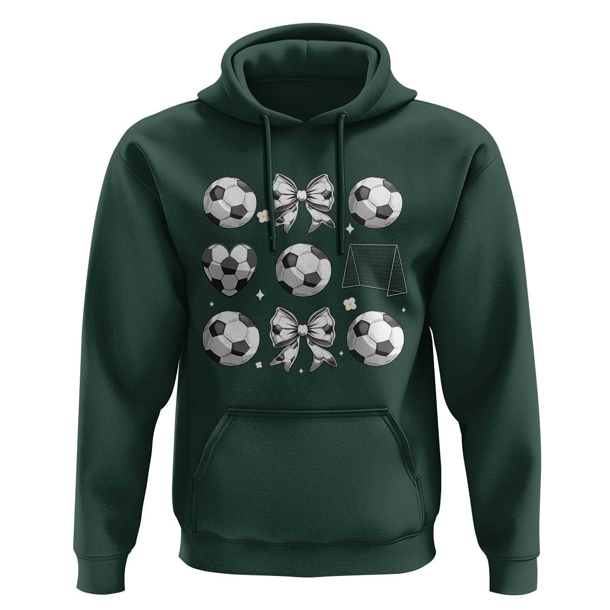 Game Day Coquette Aesthetic Hoodie Soccer Mom Gifts