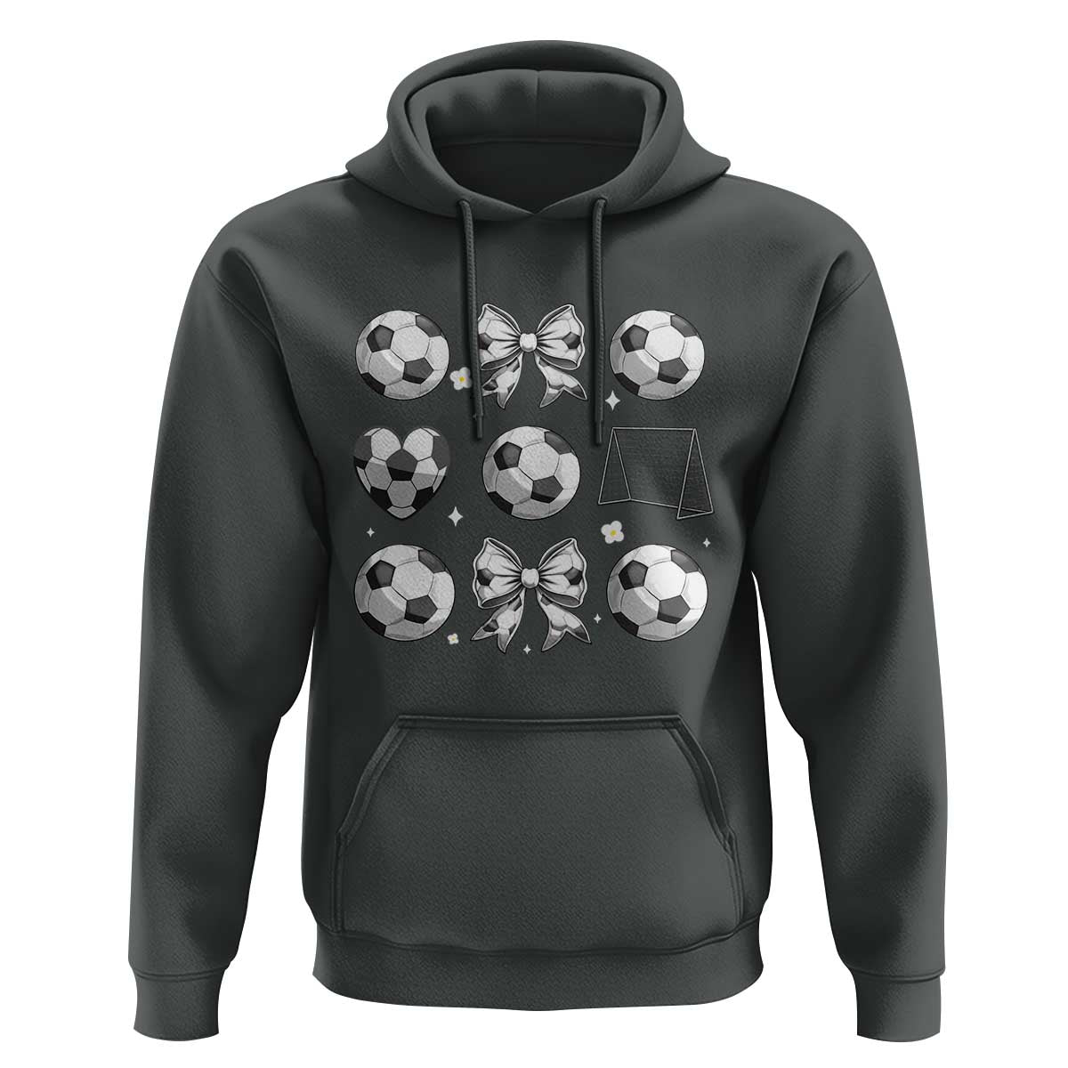 Game Day Coquette Aesthetic Hoodie Soccer Mom Gifts