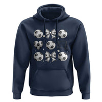 Game Day Coquette Aesthetic Hoodie Soccer Mom Gifts