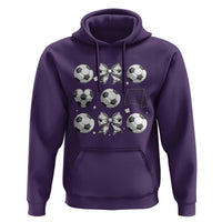 Game Day Coquette Aesthetic Hoodie Soccer Mom Gifts