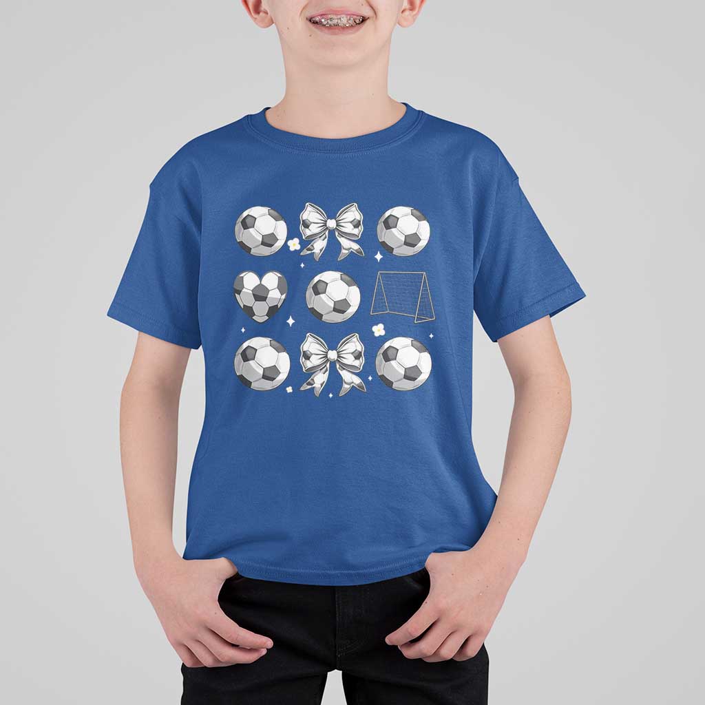 Game Day Coquette Aesthetic T Shirt For Kid Soccer Mom Gifts