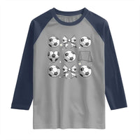 Game Day Coquette Aesthetic Raglan Shirt Soccer Mom Gifts