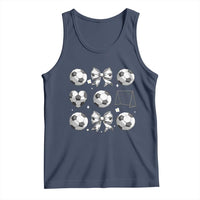 Game Day Coquette Aesthetic Tank Top Soccer Mom Gifts